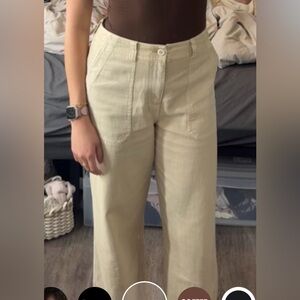 BP. Neutral Tan High-Rise Pants